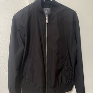 H&M Classic Black Bomber Jacket